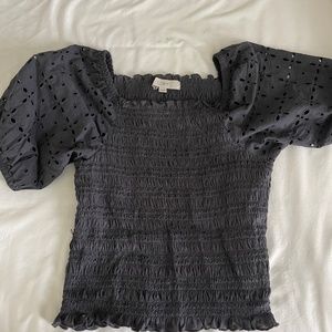 Smocked Loft Shirt